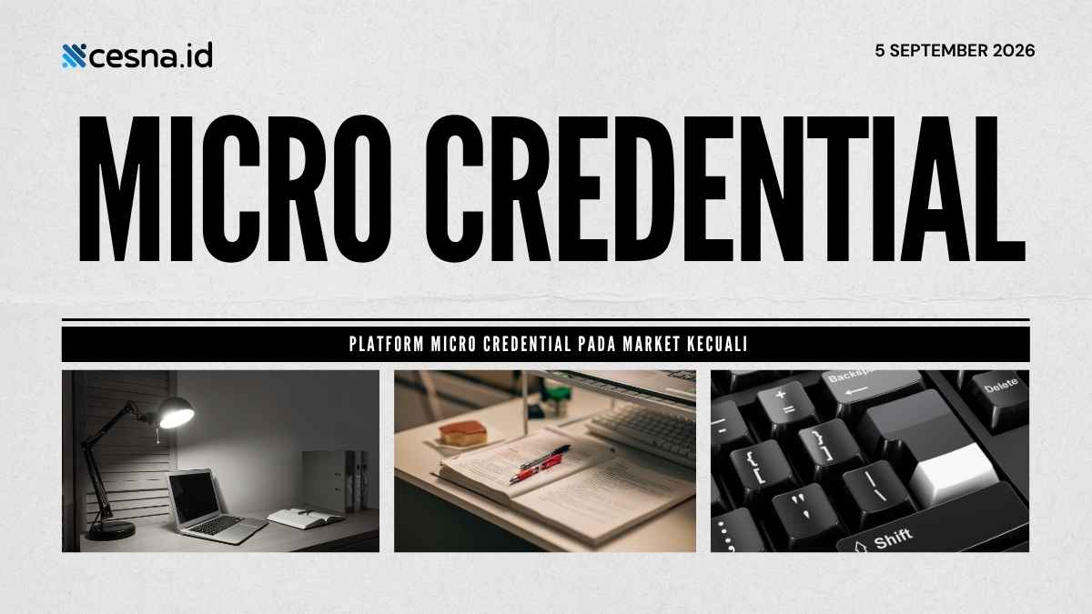 Berikut Platform Micro Credential yang Tersedia pada Market, Kecuali?